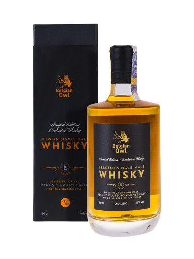 Belgian Owl 5Y PX Sherry Cask Finish 0,5l 46% GB
