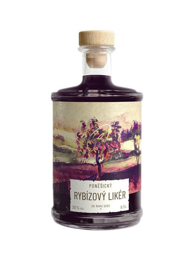 Poněšický Johannisbeerlikör 0,5 l 30%