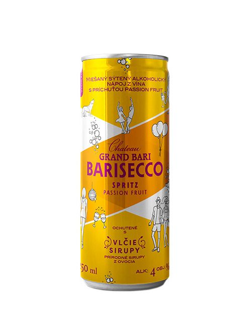 Chateau Barisecco Spritz Passion Fruit 4,5% 0,25 l