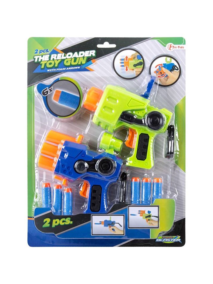 Sada 2 pistolí včetně měkkých šipek