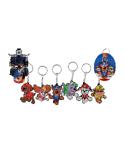 Schlüsselanhänger 3D Paw Patrol/Paw Patrol Gummi 10cm