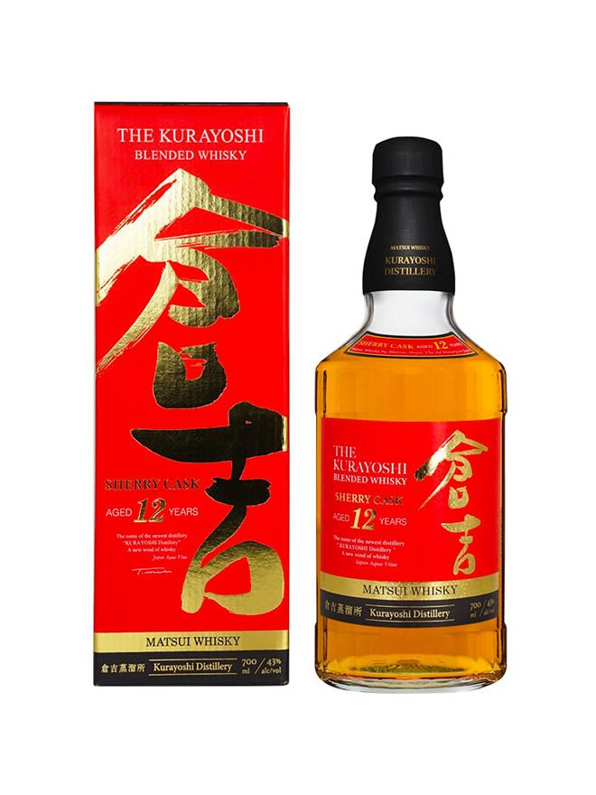 Kurayoshi Sherry Cask 12Y Japanese Blended Whisky 0,7l 43%