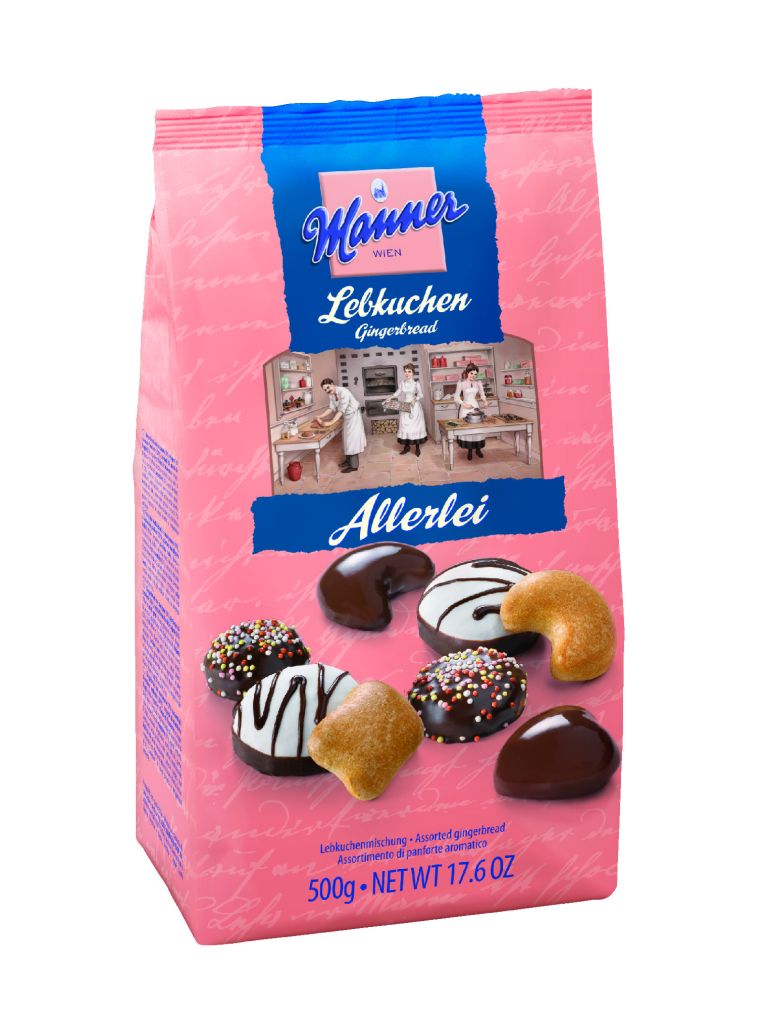 MANNER Lebkuchen Allerlei 500g