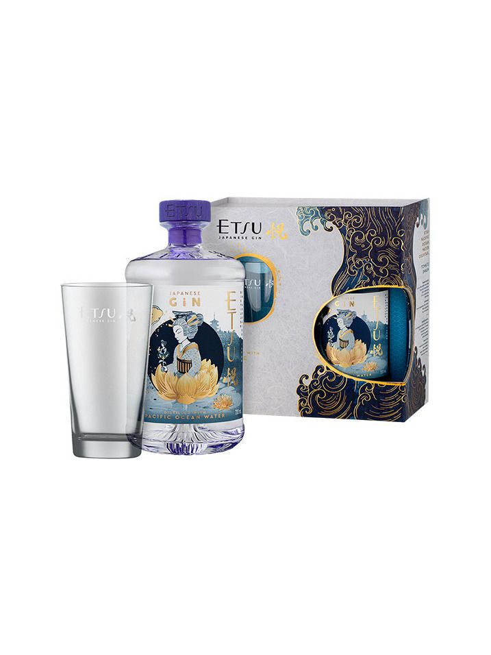 Etsu Pacific Ocean Water Japanese Gin 45% 0,7 l  + Glas