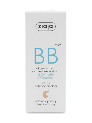 Ziaja BB Cream Oily&Combination Skin BB cream for oily and combination skin SPF15 50ml Dark
