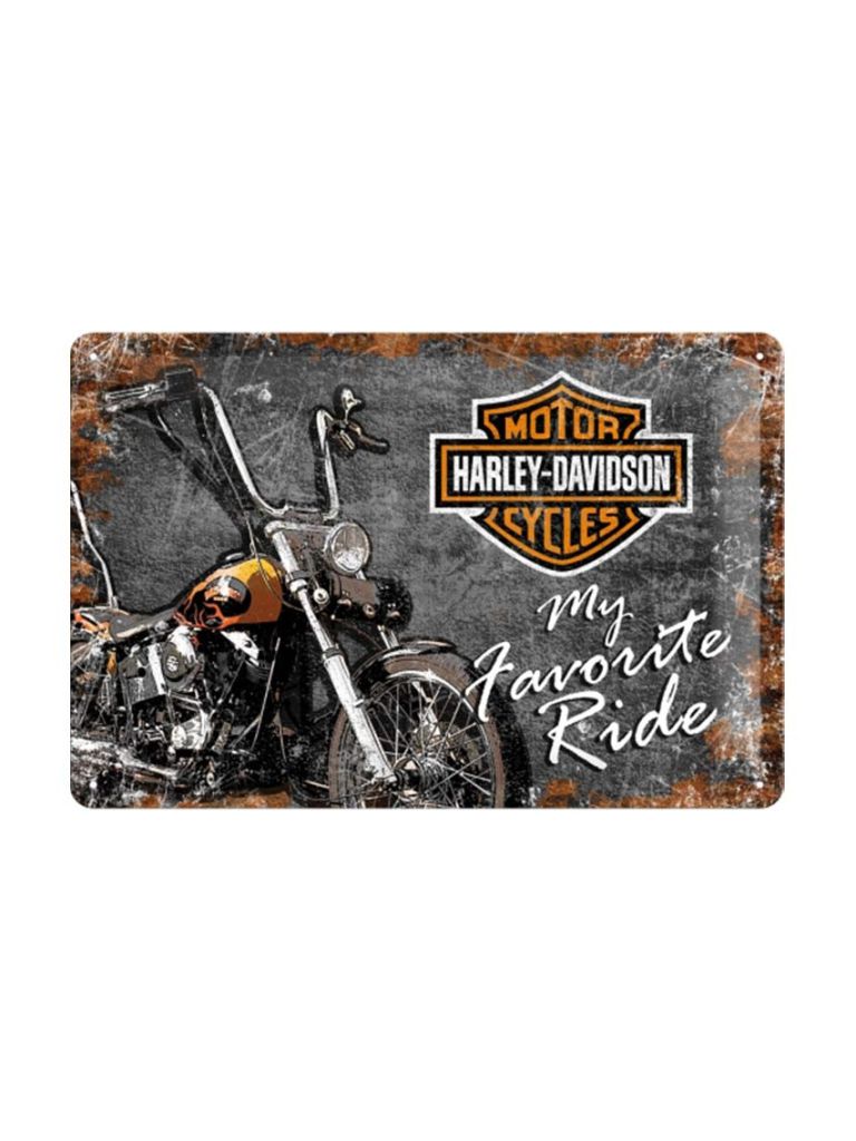 Blechschild 20x30 Harley-Davidson (My Favorite Ride)