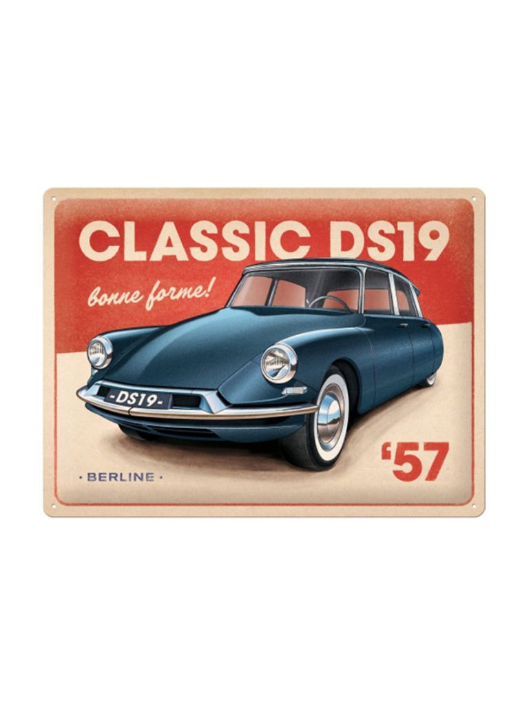 Blechschild 30x40 Citroën Classic DS19