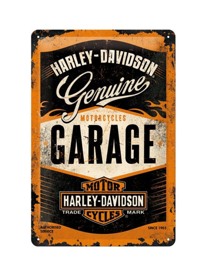 Blechschild 20x30 Harley-Davidson (Garage) 