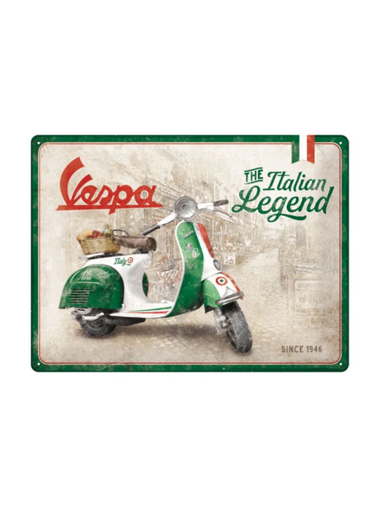 Blechschild 30x40 Vespa (The Italian Legend) 