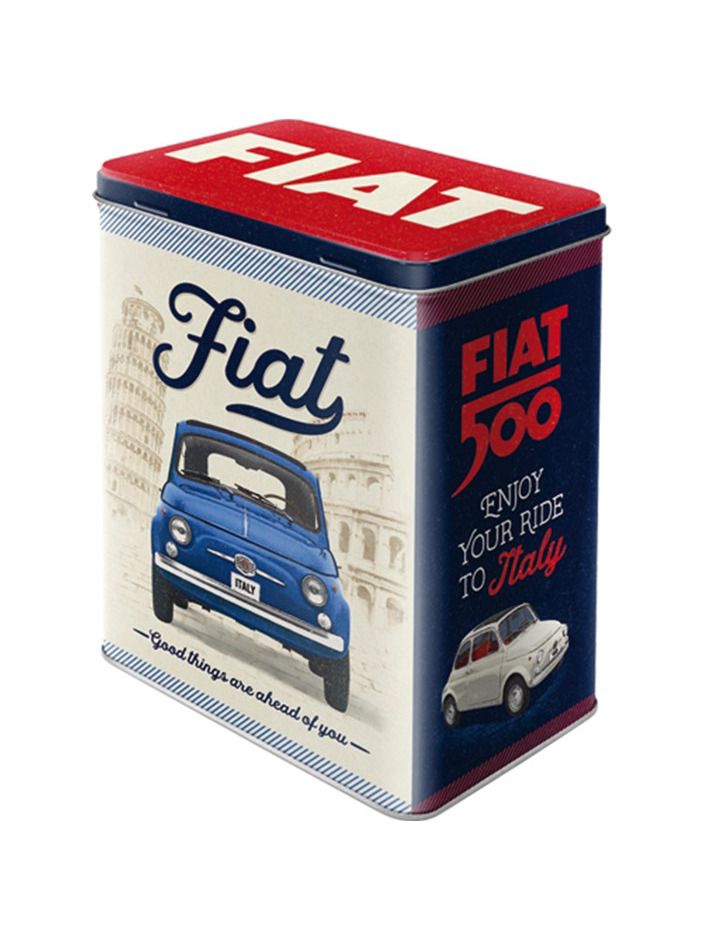 Blechdose L Fiat 500 (Good things are ahead of you)