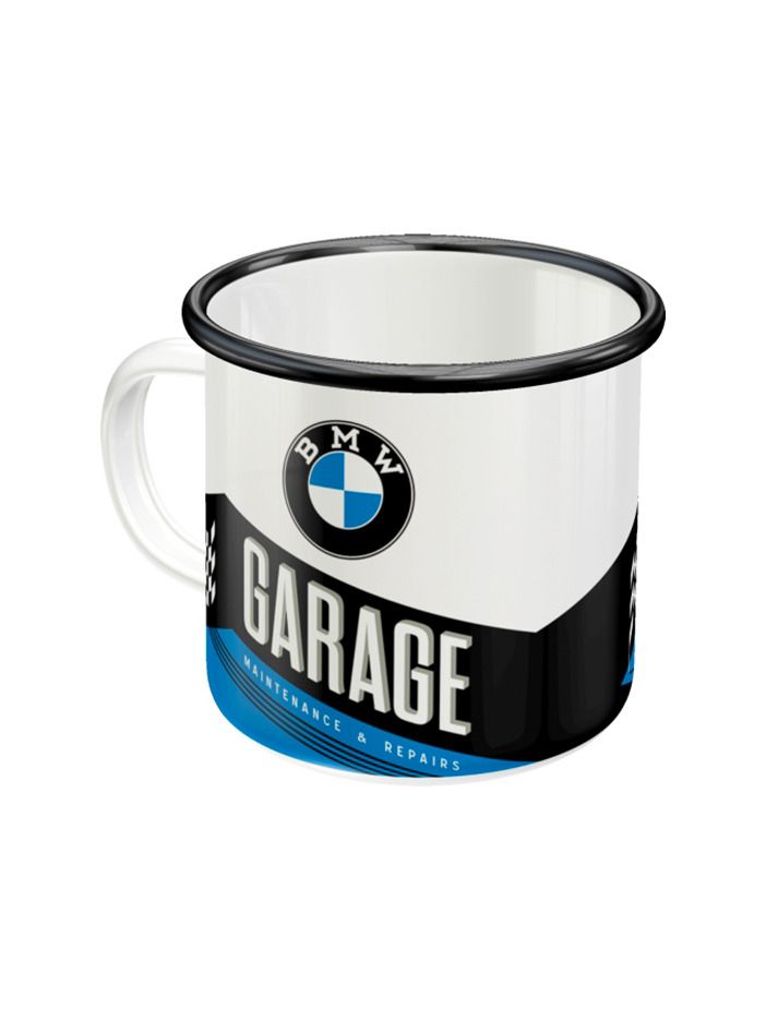 Metall Tasse BMW Garage