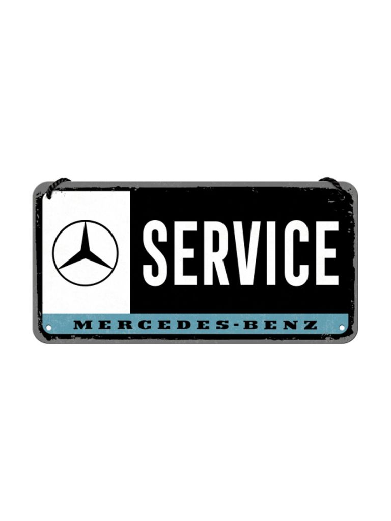 Hängeschild 10x20cm Mercedes-Benz Service 