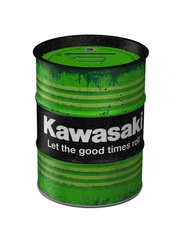 Spardose 10x13cm Kawasaki Let the good times roll