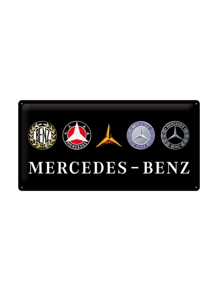 Blechschild 25x50cm Mercedes-Benz 