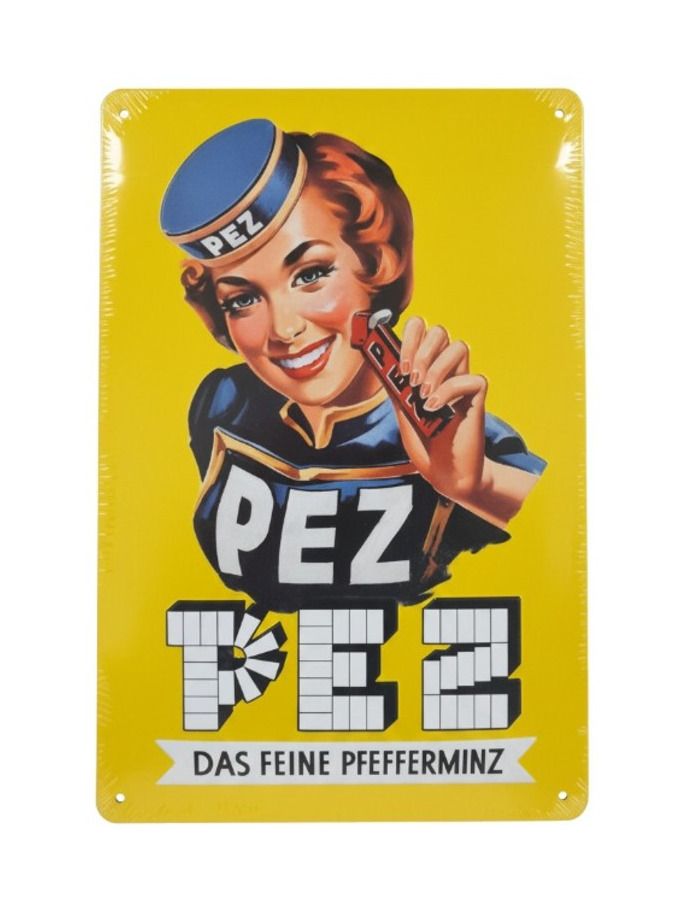Blechschilder PEZ Pfefferminz 20x30cm