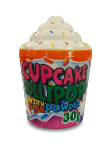 Jimmi Fox Cupcake Lollipop+Sour Powder 30 g