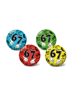 Ball 67/six seven 11cm 4 Farben