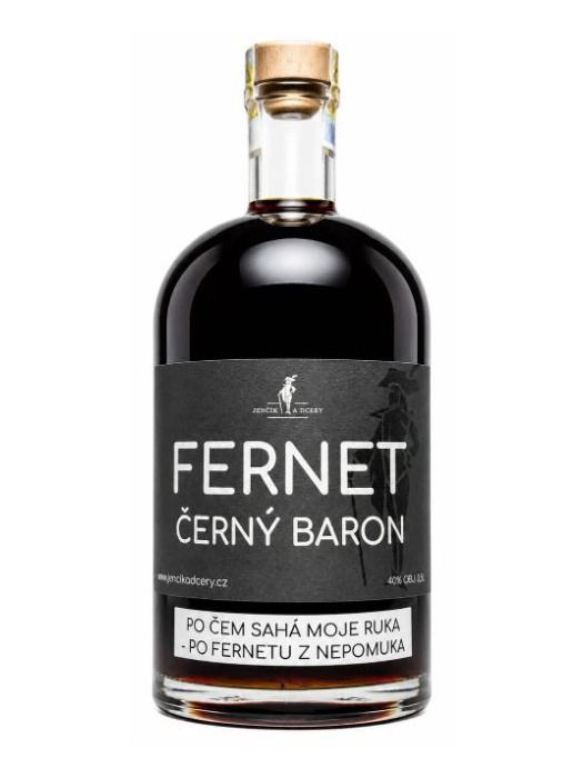 Jenčík a dcery Fernet Černý Baron 40% 0,5 l