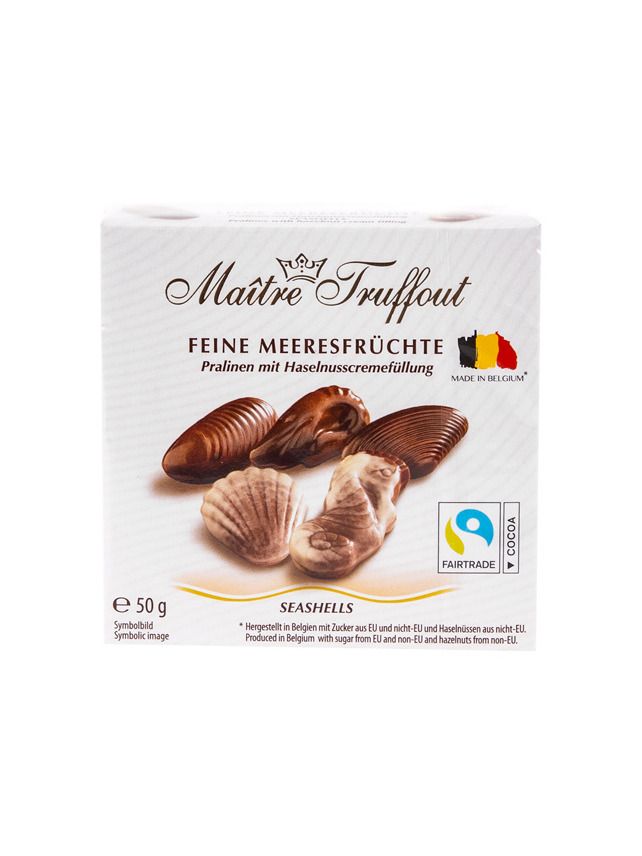 Maître Truffout Mini-Pralinen „Seashells“ 50 g
