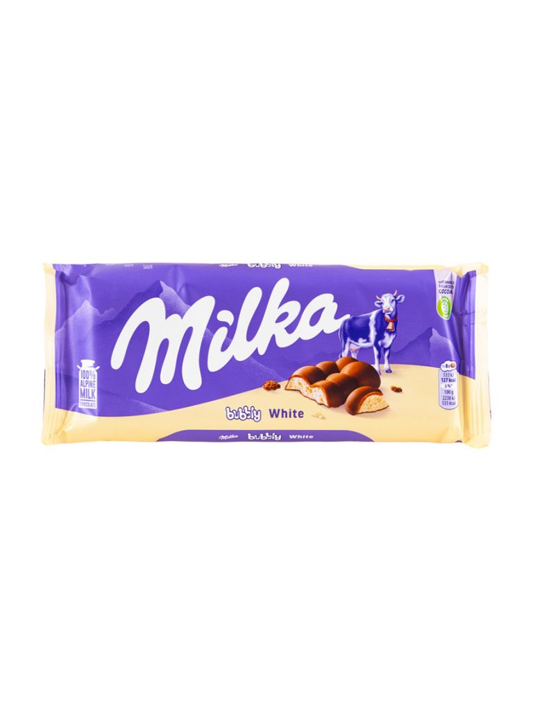 Milka Bubbly weiss 90 g
