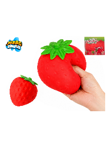 Mega squeeze Jumbo-Stretch-Erdbeere 12x12x13cm