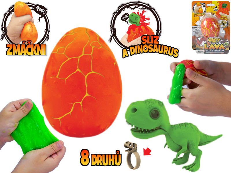 Crazy Dino Ei 8cm