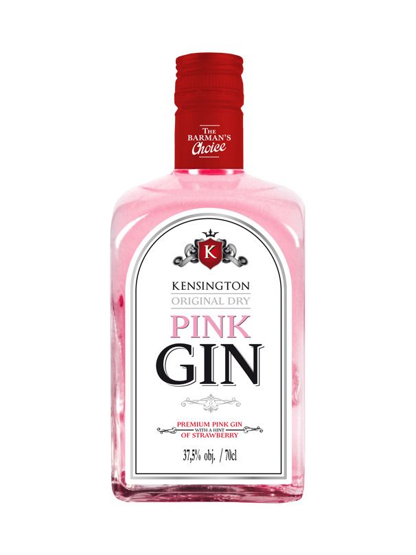 Kensington Original Dry Pink Gin 0,7l 37,5