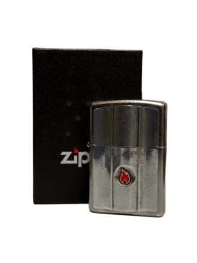 ZIPPO street chrome Plakette "Wave Flame Design" 2005897