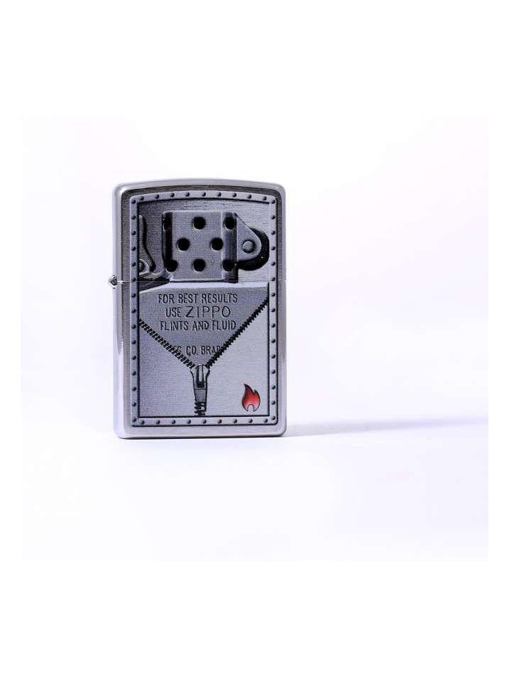 Zippo chrom gebürstet color "Use Zippo" 2003907