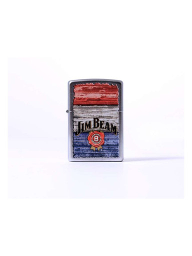 Zippo street chrom color Jim Beam red/white/blue 2003517
