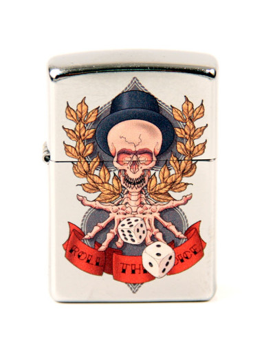 ZIPPO street chrom color "Skeleton/Dice" 60004572