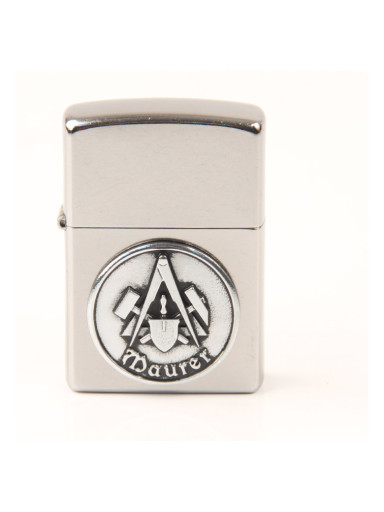 ZIPPO street chrom Emblem "Maurer" 2006322