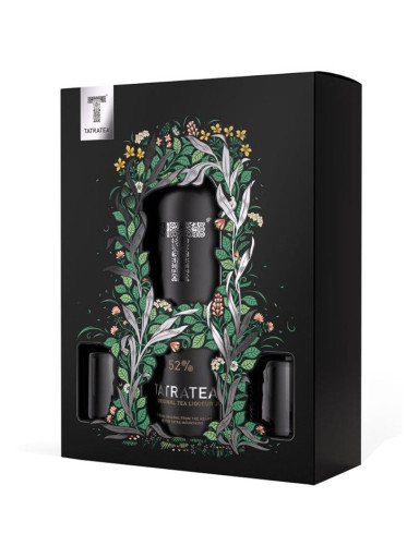 Tatratea Liqueur Original Tea 52% 0,7 l + 2 Gläser