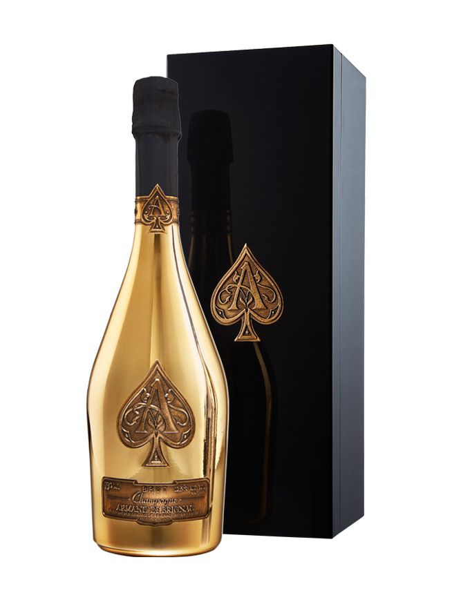 Armand de Brignac Brut Gold Wooden 12,5% 0,75 l Geschenk Box