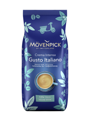 MÖVENPICK Switzerland Caffé Crema Gusto Italiano 1kg Bohnen