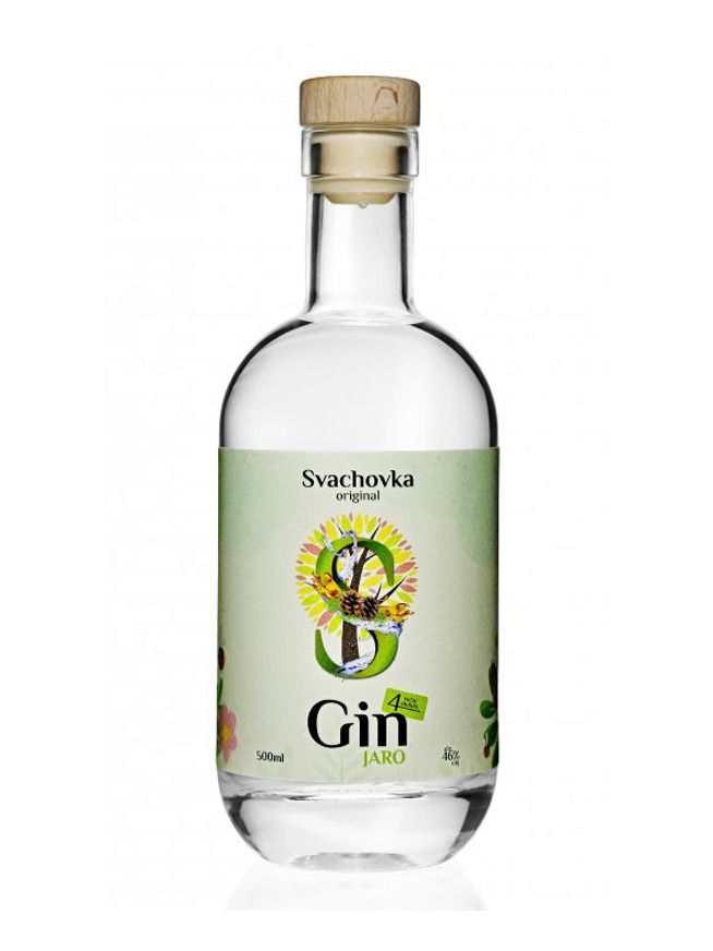 Svachovka Gin Frühling 46% 0,5 l