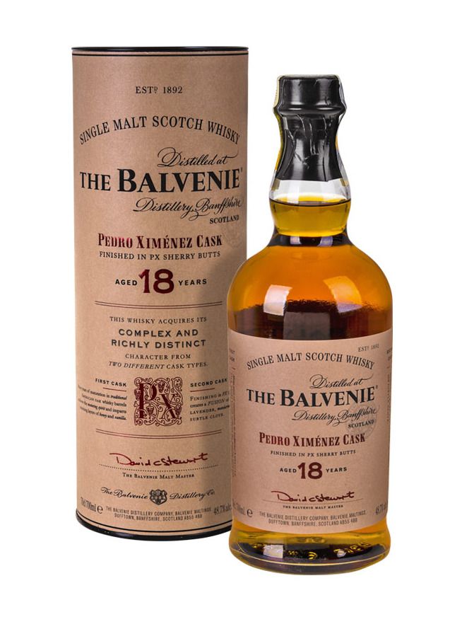 Balvenie 18Y Pedro Ximénez Sherry Cask 48,7% 0,7 l Geschenkbox